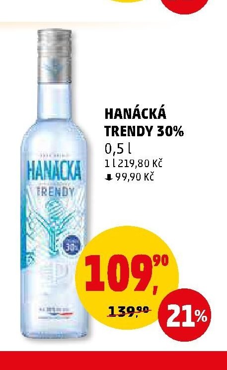 HANÁCKÁ TRENDY 30% 0,5 l