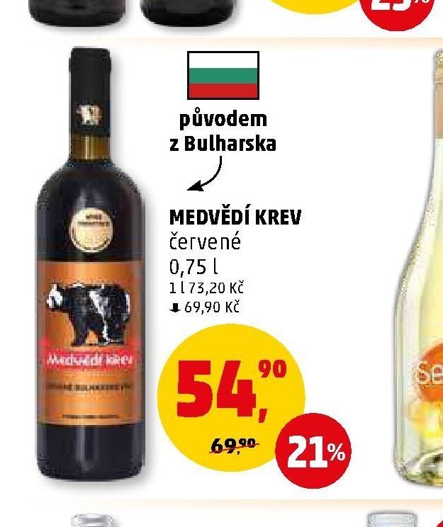 MEDVĚDÍ KREV červené