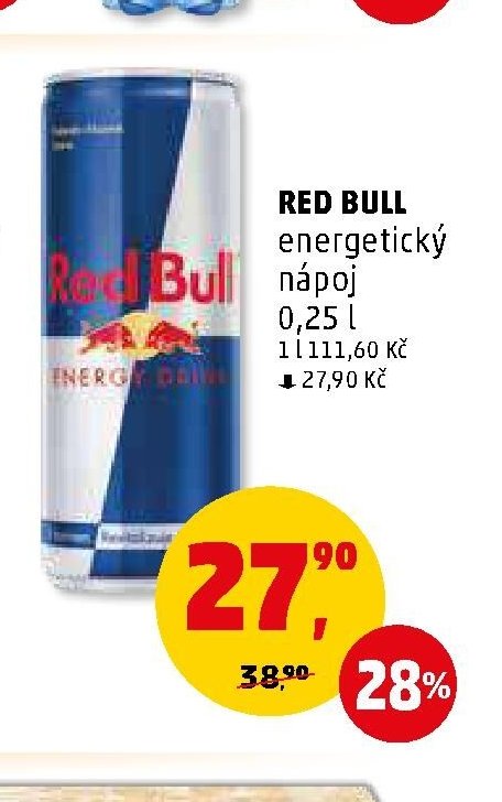 Red Bull energetický nápoj