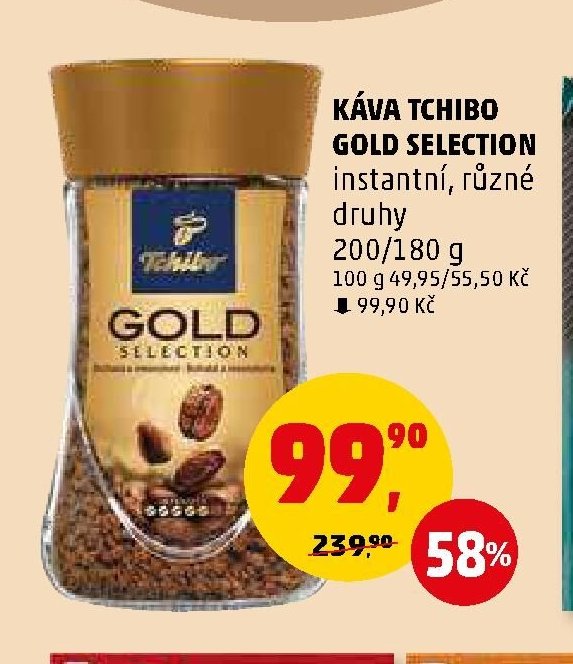 KÁVA TCHIBO GOLD SELECTION