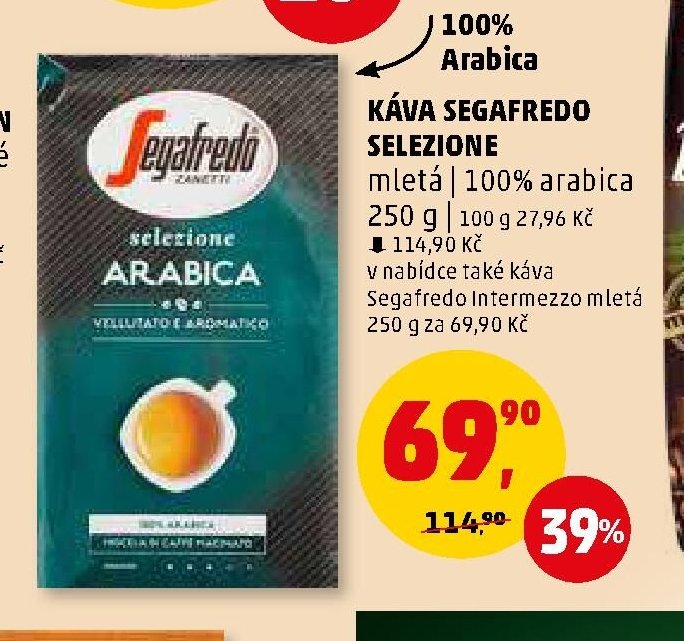 KÁVA SEGAFREDO SELEZIONE