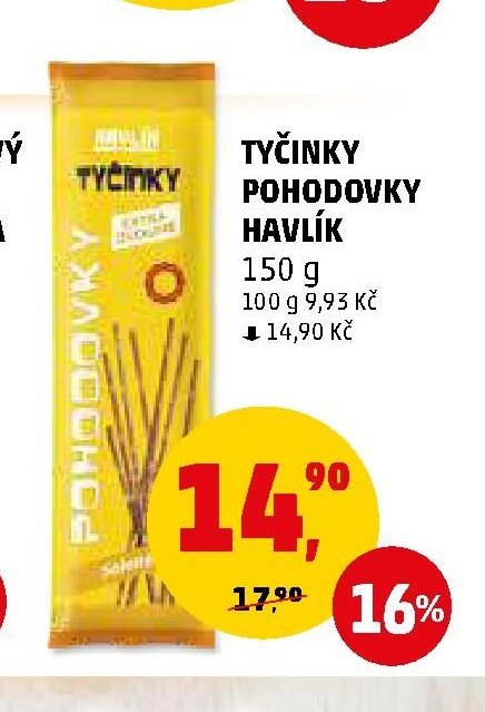 TYČINKY POHODOVKY HAVLÍK