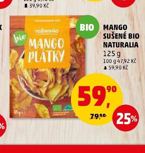 MANGO SUŠENÉ BIO NATURALIA