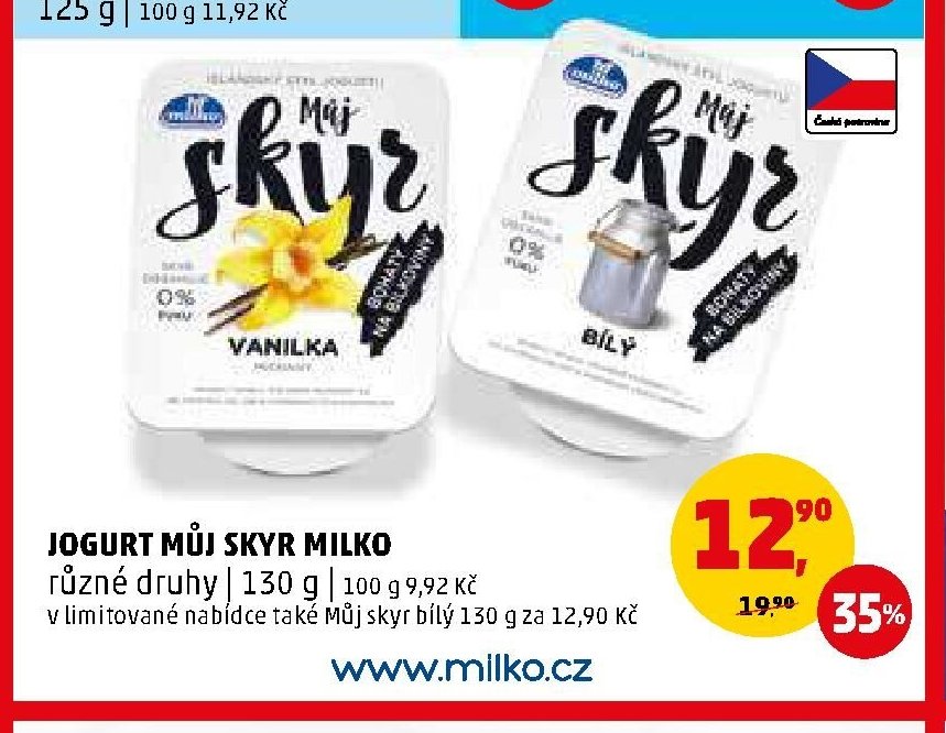 Jogurt Můj skyr Milko