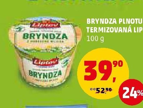 Bryndza plnotučná termizovaná Liptov
