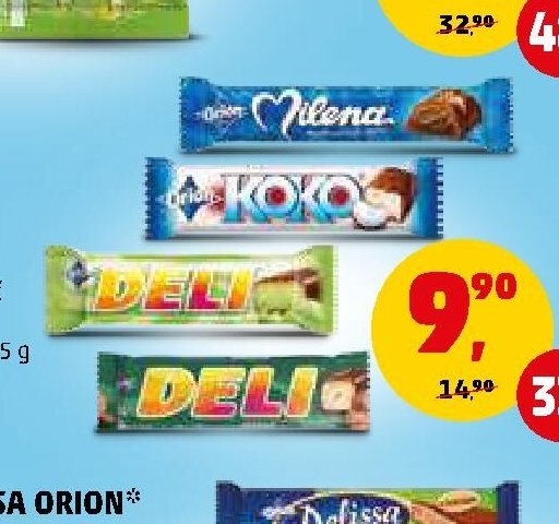 TYČINKY ORION Milena, Koko