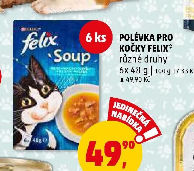 Polévka pro kočky Felix