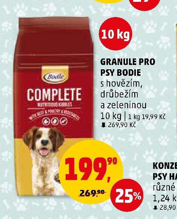 Granule pro psy Bodie