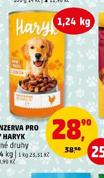 Konzerva pro psy Haryk