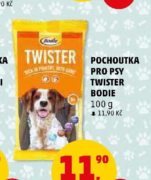 Pochoutka pro psy Twister Bodie