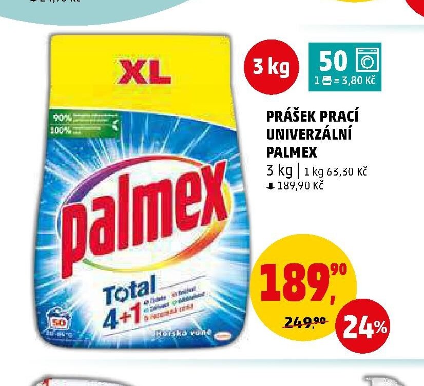 PRÁŠEK PRACÍ UNIVERZÁLNÍ PALMEX