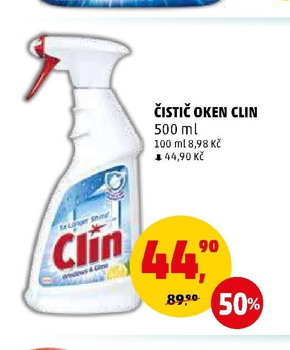 ČISTIČ OKEN CLIN