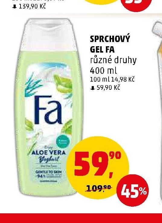 SPRCHOVÝ GEL FA