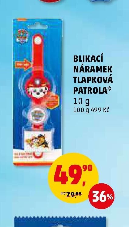 BLIKACÍ NÁRAMEK TLAPKOVÁ PATROLA