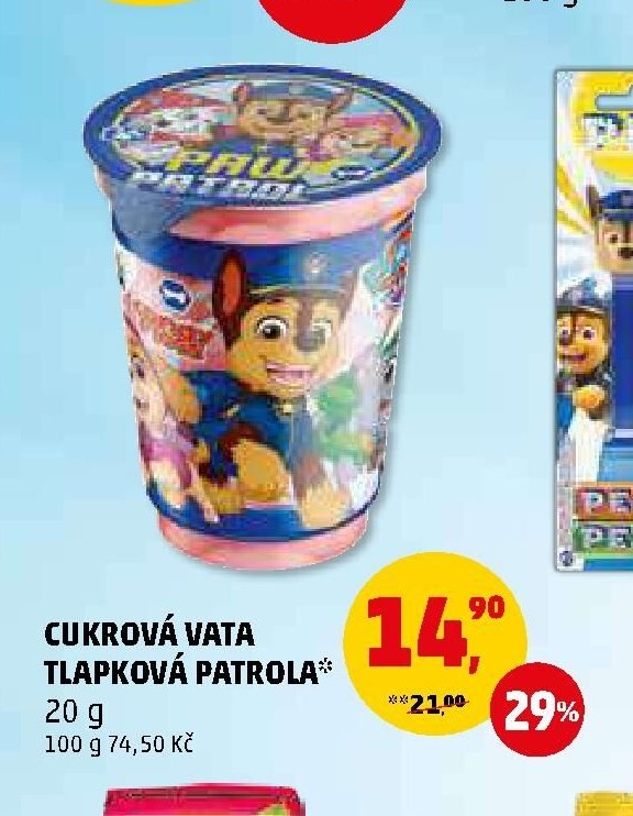 CUKROVÁ VATA TLAPKOVÁ PATROLA