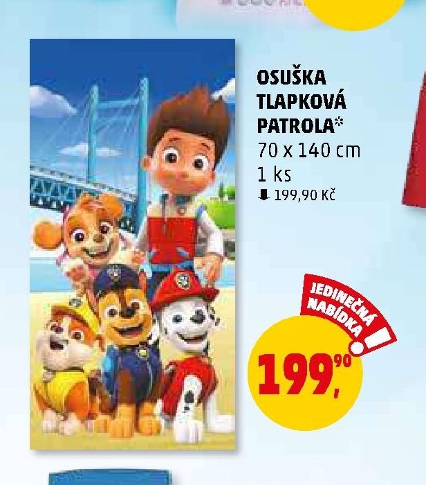 Osuška Tlapková patrola