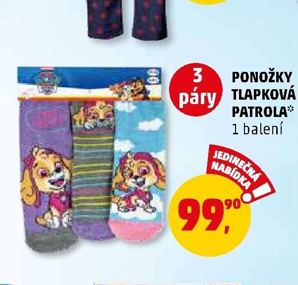 Ponožky Tlapková patrola