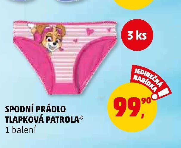Spodní prádlo Tlapková patrola