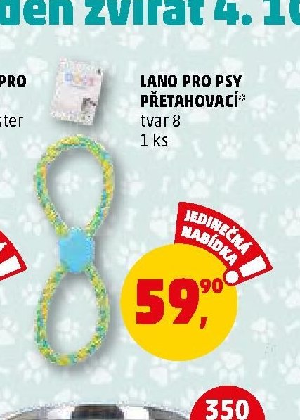 Lano pro psy přetahovací