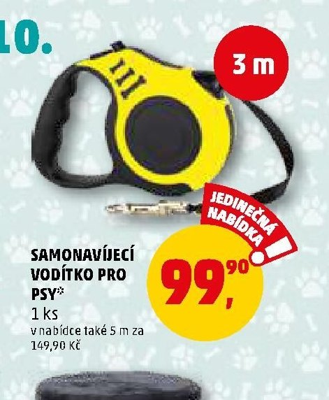 Samonavíjecí vodítko pro psy