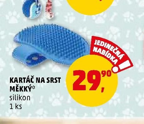 Kartáč na srst měkký