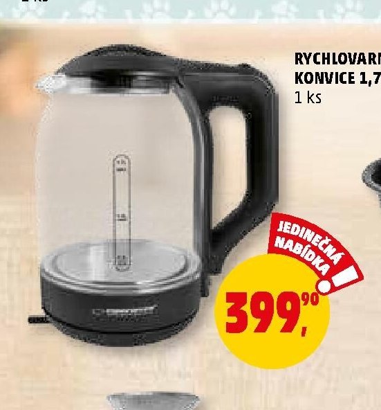 Rychlovarná konvice 1,7 l