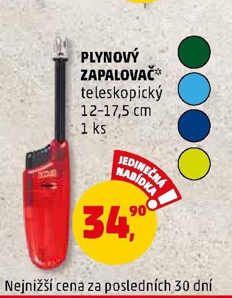 PLYNOVÝ ZAPALOVAČ