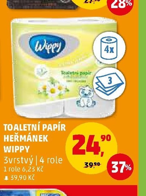 TOALETNÍ PAPÍR HEŘMÁNEK WIPPY