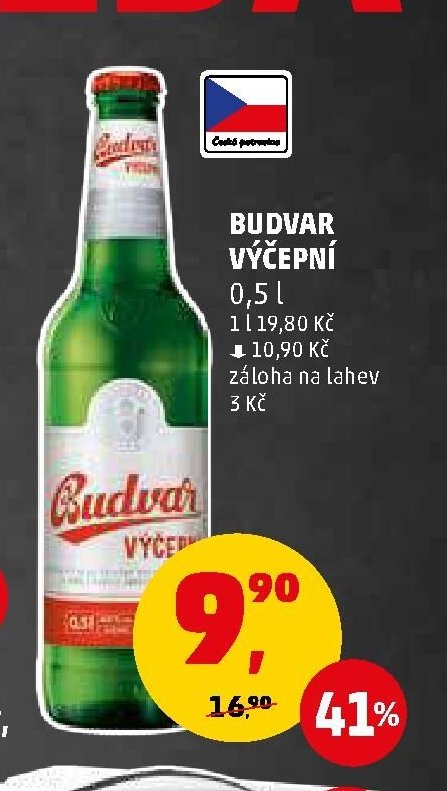 Budvar výčepní 0,5 l