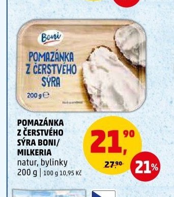 POMAZÁNKA Z ČERSTVÉHO SÝRA BONI