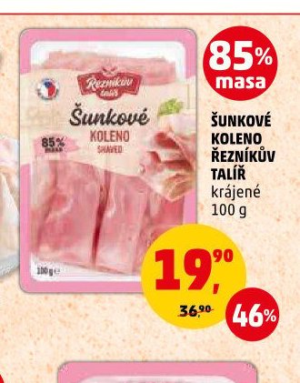 ŠUNKOVÉ KOLENO ŘEZNÍKŮV TALÍŘ