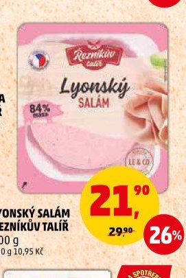 LYONSKÝ SALÁM ŘEZNÍKŮV TALÍŘ