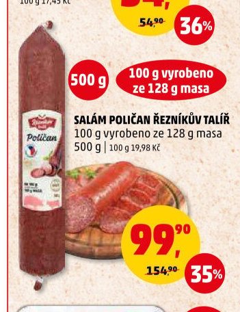 SALÁM POLIČAN ŘEZNÍKŮV TALÍŘ