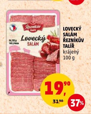 LOVECKÝ SALÁM ŘEZNÍKŮV TALÍŘ