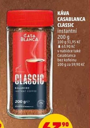 Káva Casa Blanca Classic instantní