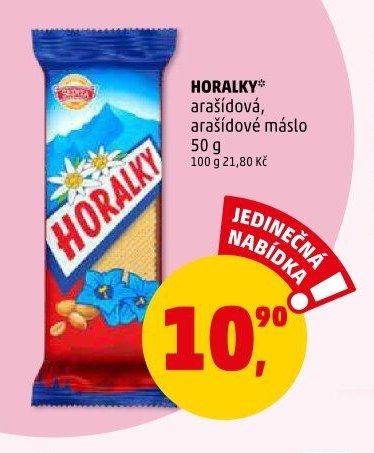 HORALKY arašídová, arašídové máslo 50 g