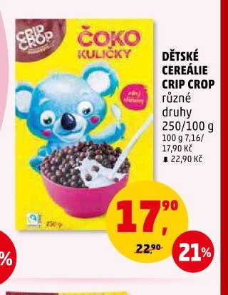 Dětské cereálie Crip Crop