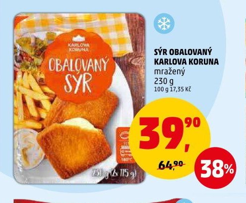 SÝR OBALOVANÝ KARLOVA KORUNA