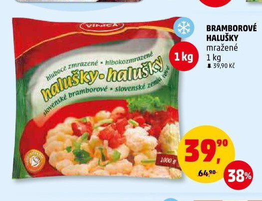 BRAMBOROVÉ HALUŠKY mražené
