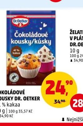 ČOKOLÁDOVÉ KOUSKY DR. OETKER