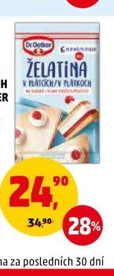 ŽELATINA V PLÁTCÍCH DR. OETKER