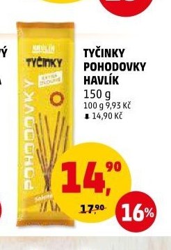 TYČINKY POHODOVKY HAVLÍK