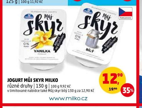 Jogurt Můj skyr Milko