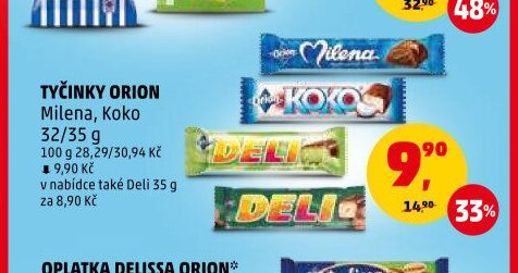 TYČINKY ORION Milena, Koko