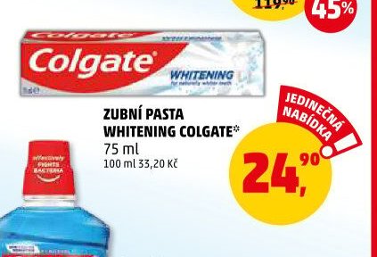 ZUBNÍ PASTA WHITENING COLGATE
