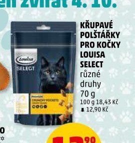 Křupavé polštářky pro kočky Louisa Select