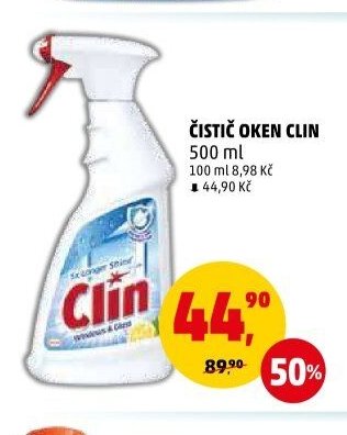 ČISTIČ OKEN CLIN