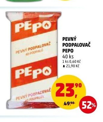 PEVNÝ PODPALOVAČ PEPO