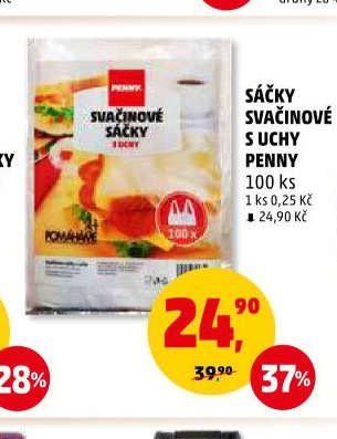 SÁČKY SVAČINOVÉ S UCHY PENNY