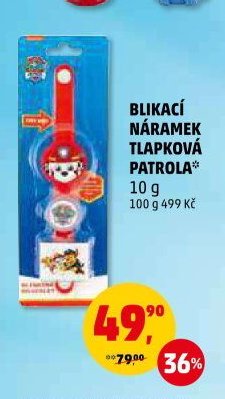 BLIKACÍ NÁRAMEK TLAPKOVÁ PATROLA